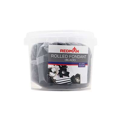Redman Fondant Black Color 500 gm 