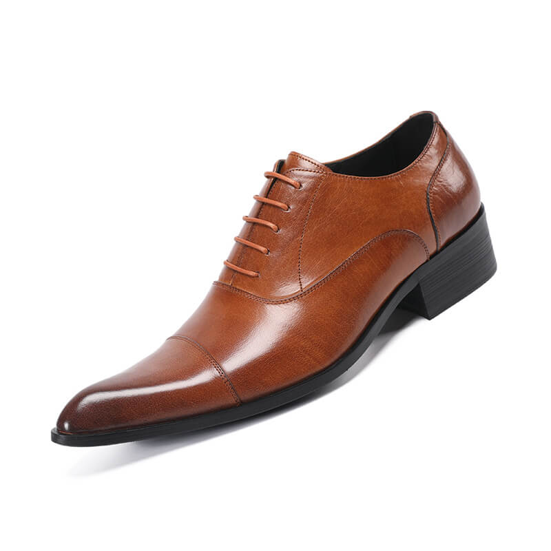 smart brown trainers